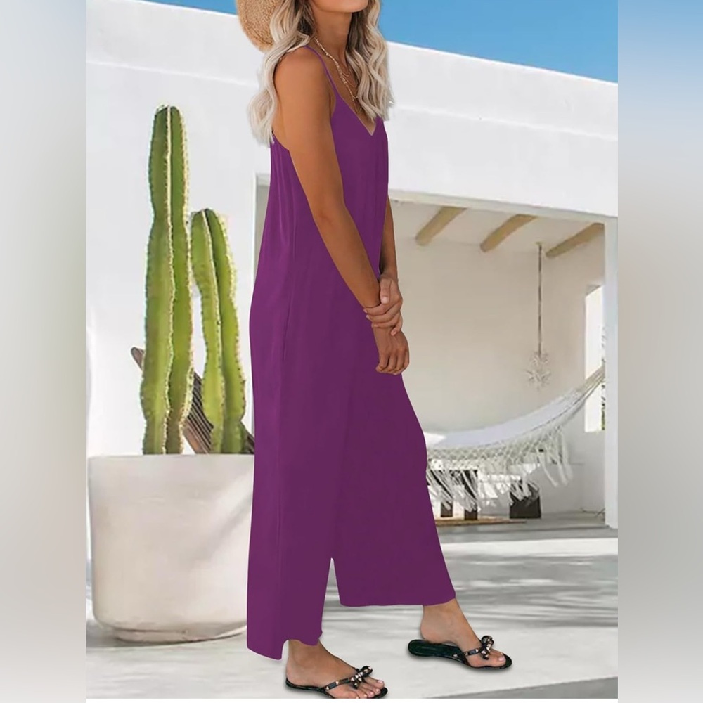 Purple Women's Jumpsuit Size Medium